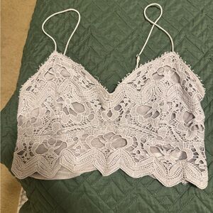 Free people bralette in Light Gray